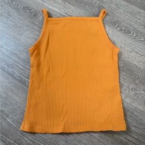 Old Navy Women's Orange Ribbed Camisole